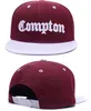 Heißer Weihnachtsverkauf 2020 Fashion SSUR Snapback Compton Black Hats verstellbare Hysteresenkappen Straßenhutkappe Dropshipping akzeptiert