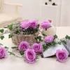 Roses artificielles 9cm, LOT de 10 pièces, têtes de fleurs, décoration de fête de fiançailles et de mariage, fausses fleurs, fournitures festives pour la saint-valentin