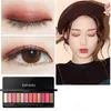 Nuovo arrivo affascinante palette di ombretti 12 colori stile coreano make up palette opaca luccicante ombretto ombretto impermeabile2107226