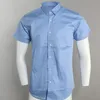 Camisas clásicas de cocodrilo para hombre, camisa masculina, camisas de vestir de manga corta para hombre, camisas de algodón para hombre, diseñador de marca francesa 234R