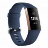 100 sztuk Silikonowy Zegarek Zegarek Watchband Tętna Smart Nadgarstek Bransoletka Pasek do noszenia Pasek do ładowania Fitbit 3 Free DHL