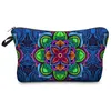 Mandala kosmetisk väska Böhmen 3D-tryck Makeup Bag Women Travel Makeup Case Mandala Zipper Cosmetic Organizer Bag