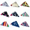 19 Cores Cat Dog Bandana babadores Dog Scarf Triângulo babadores ajustável Pet lenço lenço Waterproof Toalha Saliva para Pequenas e Médias cães grandes