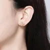 100 925 Sterling Silver Cute Design Gold Bumble Bee Shaped Stud Earring China errings jewelry whole4258897