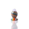 US-Farbe Heady Smoking Carb Cap Fit Einsatz 19 mmOD Wig Wag Style Glasblasenkappen für Quartz Banger Electric Dab Oil Rig