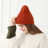 Toptan-kadın kış örgü şapka moda sıcak vahşi artı kadife bisiklet rüzgar geçirmez sonbahar ve kış çift yün kap