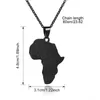 جديد الشرير الفولاذ المقاوم للصدأ خريطة العناصر أفريقيا الحيوان قلادة القلائد الهيب هوب مجوهرات شحن مجاني