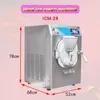 Free shipping to door USA ETL CE Commercial Kitchen Tabletop Hard Ice Cream Machine Street Food Machine gelato batch freezer