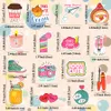 50 Pcs Waterproof Vinyl Cute Girly Stickers Decals Pack for Water Bottle Laptop Phone Scrapbooking Bike Car Room Decor Party Favor5758063