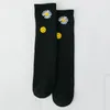 Chaussettes pour enfants Filles Chaussettes hautes Imprimé floral Bas décontractés Jambières d'été Sous-vêtements Leggings Mode Dot Lettre Chaussettes amples BYP645