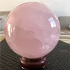 DHX SW top quality 10cm large natural pink quartz crystal sphere meditation rose crystal ball reiki healing remove negative energy1833795