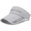 Justerbara män Kvinnor Sommar Sport Wide Sun Visor Cap Hat för Beach Golf Fiske Marathon Running Cykling