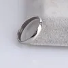 free shipping 3mm Silver Smooth 316L Stainless Steel wedding rings for women men wholesale