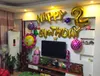 Globo de 32 pulgadas con número dorado, globos con revestimiento de aluminio, globos de helio, decoración de cumpleaños, globos de aire para bodas, suministros para fiestas de 0 a 9