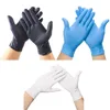 Stock Nitrile Gloves 100pcs/lot Protective Glove Disposable Work Safety Gloves Disposable Nitrile Glove Gloves Latex Unive EEA1658