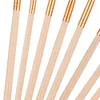 Wełniane nylonowe włosy 12pcs drewniany rączka do makijażu Zestaw makijażu nagi kolor Rose Golden Oku szczotki 8529077