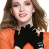 タッチスクリーンスポーツBluetoothヘッドフォンイヤホンは音楽の手袋を呼ぶワイヤレスイヤホン女性男性秋の冬の編み式ミトンヘッドセットの携帯電話のヘッドセット