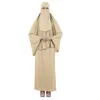 Voile musulman Hijab Abaya 3 pièces robe femmes vêtement de prière islamique Khimar jupes Jilbab couverture complète Burqa Ramadan caftan arabe