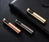 Double fire cross twin arc pulse electric arc lighter colorful charge usb lighters windproof Power display Customizable18935704184185