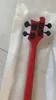 4 Strings Bright True Red 4003 Bass de baixo elétrico Hardware preto pescoço através do corpo Saída dupla Ric China Bass4496403