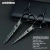 6 pollici in acciaio giapponese 440c kit di parrucchiere professionale che taglia barbieri per capelli forbici per salone di salone