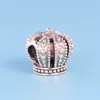 Branelli di fascino della corona di temperamento per i gioielli della signora in rilievo del braccialetto dell'argento sterlina 925 di Pandora con la scatola originale Trasporto libero