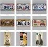 Retro Metal Motorcycle License Plate Electrombile Vintage Wall Art Painting Plaque Poster Car Garage Home Decor Metal Tin Signs