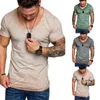 Edifício New Verão Body Fitness T Shirt For Men 5 Mens Cor Designer T Top Moda manga curta Men Camiseta