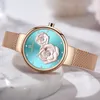 New NAVIFORCE Rose Gold Women Watches Dress Quartz Watch Ladies with Luxury Box Female Wrist Watch Girl Clock Set for Sale