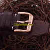 Novo 43mm Edição Limitada Cronógrafo Mostrador Marrom IW387805 Miyota Quartz Mens Watch Cronógrafo Em Ouro Rosa Pulseira de Couro Relógios Watch_zone