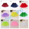 2-8t meisjes tutu rok zomer baby geplooide gauzy tutus mini bubble mesh korte jurken partij kostuum dansen ballet jurk kinderkleding E3609