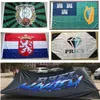 Flag Custom Print Alla storlekar Liten Stor Stor Stor Giant Flying Hängande Polyester Anpassad Logo Flaggor Till Salu