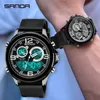 PANARS Orologio sportivo da uomo Impermeabile militare Shock 50bar Orologio elettronico al quarzo con doppio display impermeabile relógios digitais