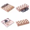 나무 체스 30 * 30 접이식 퍼즐 보드 게임 어린이 장난감