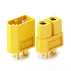 Amass XT60 Male/Female Bullet Connector Plugs For RC Lipo Battery - Yellow