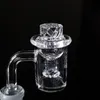 최신 높은 품질 25mm of quartz banger 손톱 회전 carb 모자와 루비 terp 진주 10mm 14mm 18mm 여성 남성 흡연 액세서리