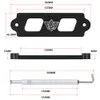 Bateria Gravata Down Kit Segure haste com ganchos de bandeja inoxidável para HONDA CIVIC / CRX S2000 para Acura Integra RSX com logotipo PQY-BTD01