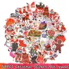 50 PCS Merry Christmas Stickers Santa Claus Elk Snowman Decals for Laptop Scrapbooking Home Party Decorations Toys Gifts for Kids Teens