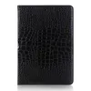 Lyxigt läderfodral till iPad Pro Crocodile Flip Stand Card Pocket PU Skyddskåpa till iPad 9.7 Luft / Air 2 Mini-serien