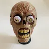 New Halloween Primavera Eyeball Horror Máscara EUA Exército M02 CS Equipamento Zombie Face Face Máscara Protetora