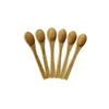 13 cm Wooden Spoon Jam Coffee Baby Honey Bamboo Spoon Mini Kitchen Stir Seasoning Tool Free Shipping