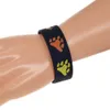 1PC Bear Pride Silikonkautschuk-Armband Schwarz 1 Zoll breit Trendige Dekoration Logo kein Geschlechtsschmuck