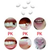 Vampire Dents Fangs Dentures Dentures Halloween Cosplay Accesstes avec des dents Pellets adhésif pour Halloween Costume Party Favors3745054