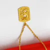 Rock hänge halsband 18k guld ihåliga drake dominerande grov personlighet designer smycken för män hip hop kubansk länk kedja halsband