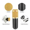 BM 800 Condenser Microphone With Metal ShockMount Professional Karaoke Computer / PC Microphone For Video Recording Studio BM800