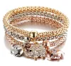 Crystal Uil Kroon Hart Armbanden Strass Olifant Schedel Muziek notities vlinder Key lock Levensboom Charm Bangle Sieraden