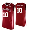 10. Mookie Blaylock Oklahoma Sooners Koleji Retro Klasik Basketbol Jersey Mens Dikişli Özel Sayısı ve adı Formalar