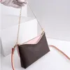 Ganz neue Kette Geldbörse Abendtasche für Frauen echte Leder Lady Messenger Bag Telefon Geldbörse Satchel Palls Cluth Umhängetasche HA302F