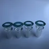 Les plus récents bols d'écran en verre de fleur de glissière de forme de diamant de conception pour des conduites d'eau en verre et des bols fumeurs de bangs taille commune 18.8mm / 14.4mm