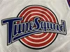 2020 Tune Squad Looney Monstars Space Jam LeBron James DNA Jersey Weiß Blau NWT James "Space Jam" # 23 Männer Tune Squad genähtes Trikots
